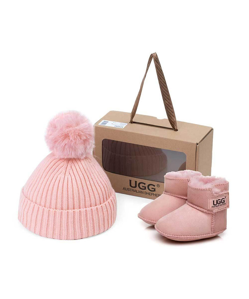 UGG Baby Beanie Bootie Gift Set