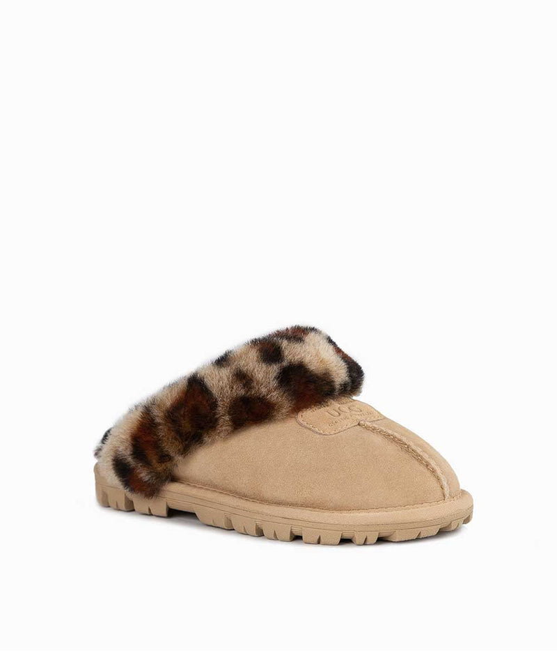 Kid’s UGG Leopard Scuff