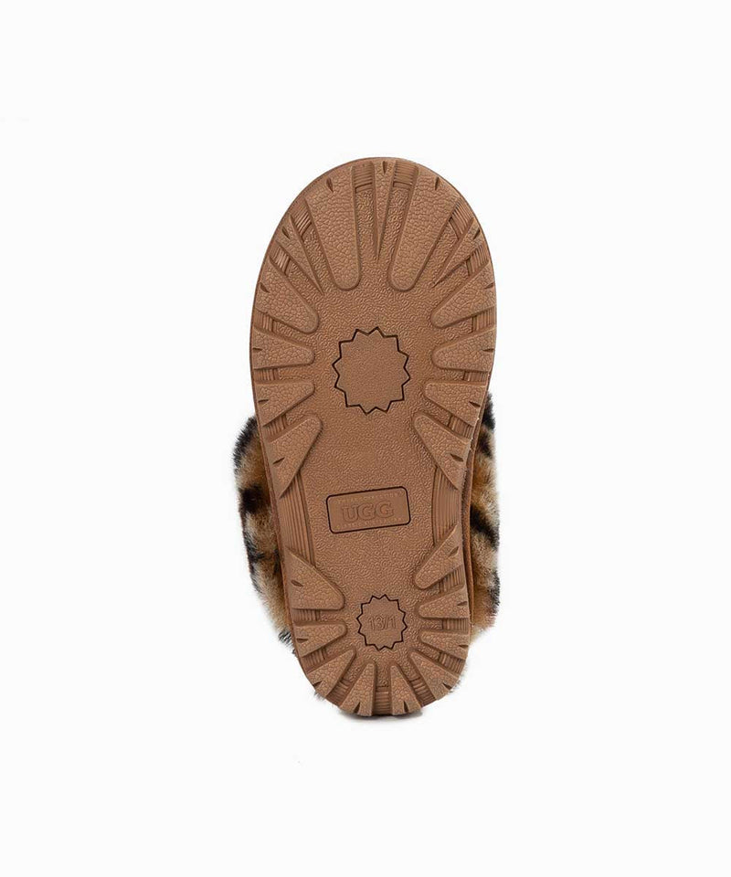 Kid’s UGG Leopard Scuff