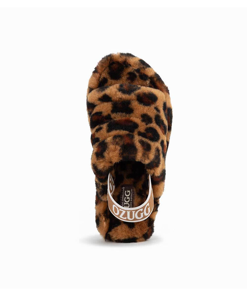 Kid’s UGG Snugg Leopard Slide