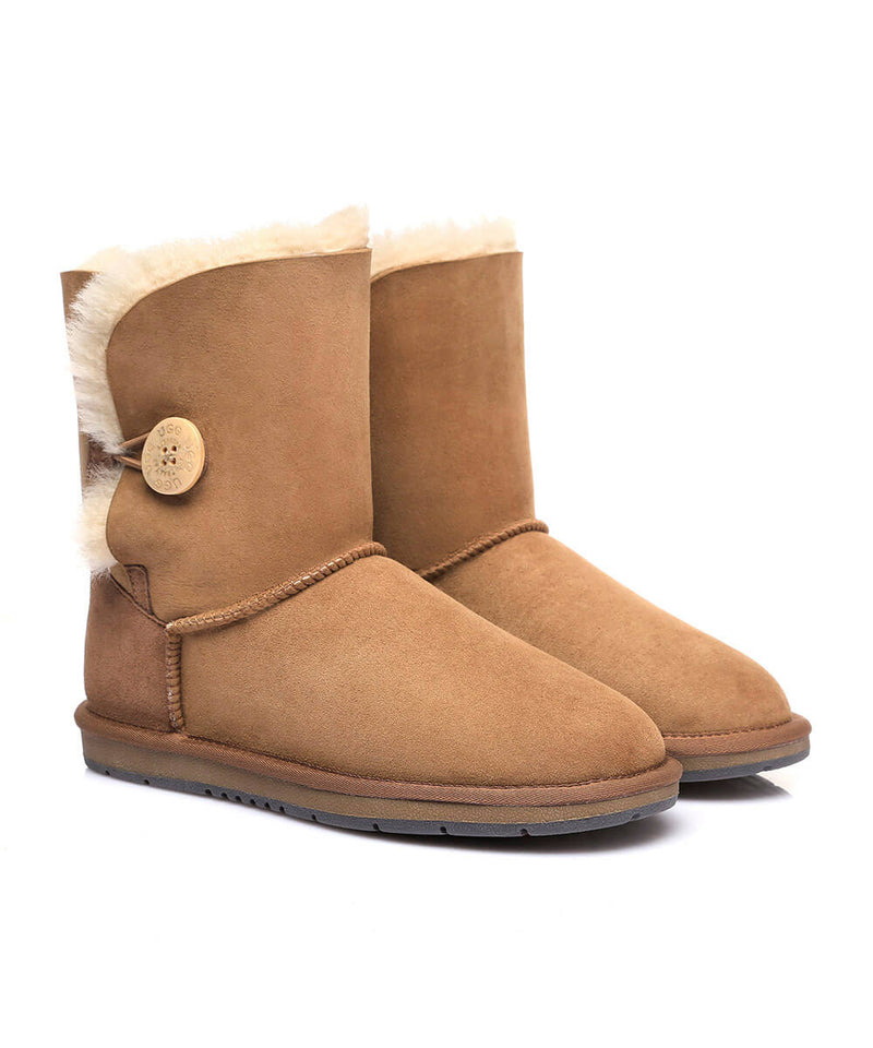 Women's Luxe Classic Mid Button UGG